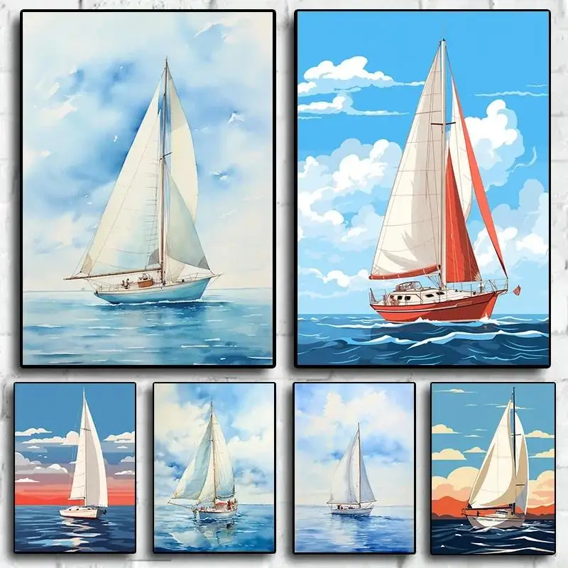 Vibrant Sea Ships A…