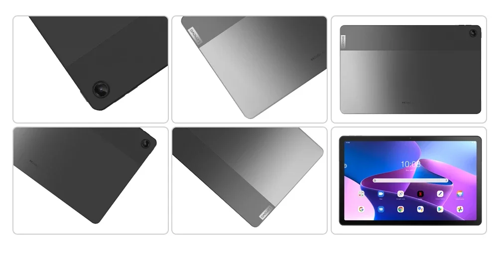 Global Rom Lenovo M10 Plus (3rd Gen) 10.6 inch 2K 60Hz Display Mediatek G80 4GB 128GB Wifi 7700mAh Qitian K10 Pro Android Tablet