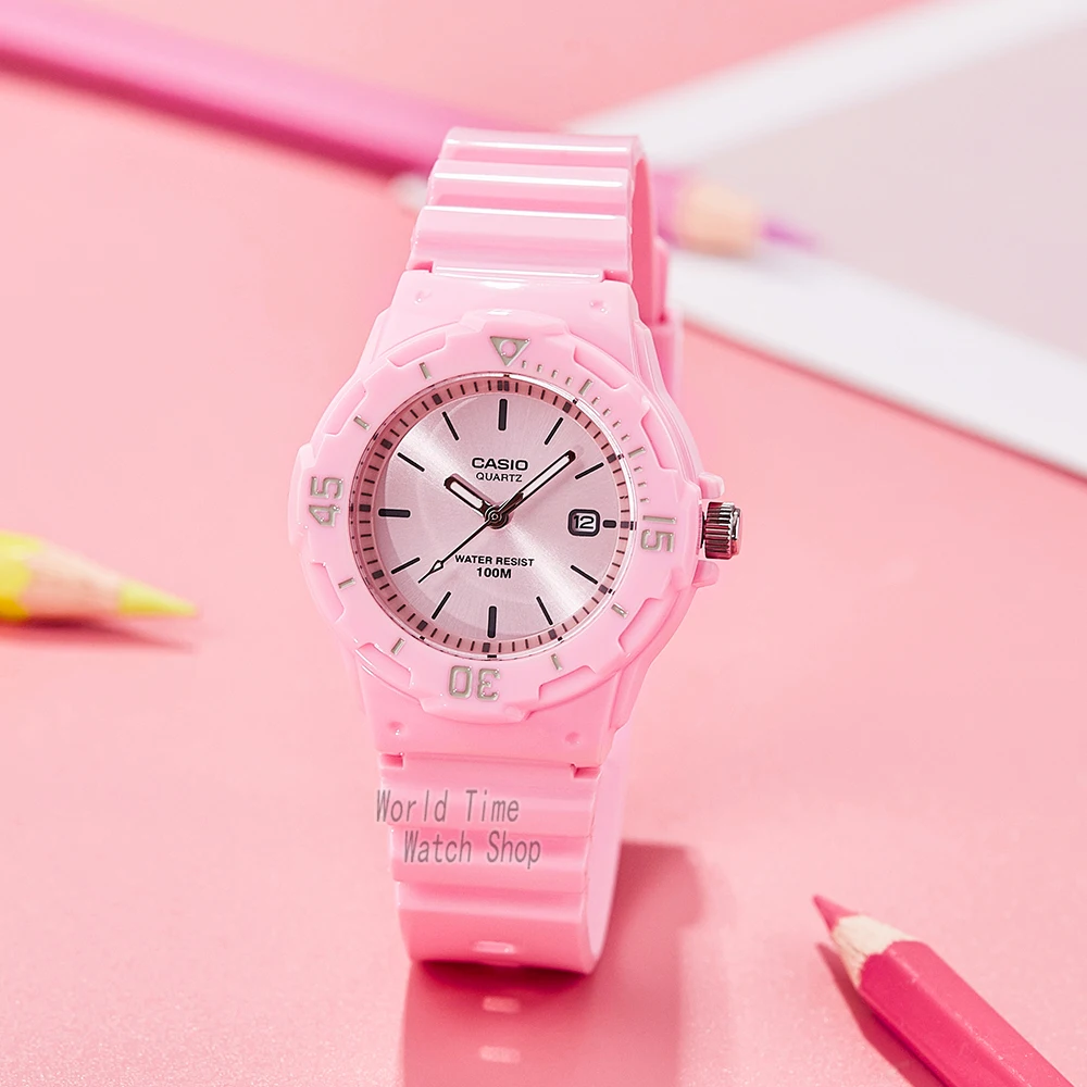 Casio frauen uhr lässig transparent sport uhr liebhaber geschenk uhr wasserdicht helle farben mode reloj para mujer LRW-200H