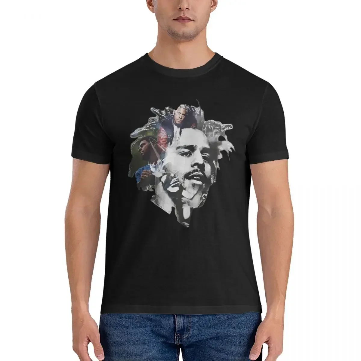 Mens clothing J. Cole T-shirt Men's Fashion Oversized T Shirt Men Round Neck Summer Shirts Tops S-6XL