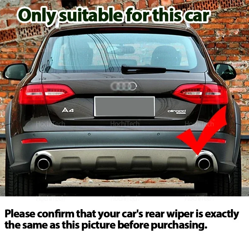 Tailgate Rear Windshield Wiper Arm Blade Replacement for Audi A4 B8 Avant Quattro Allroad 2009-2016 8K99554071P9