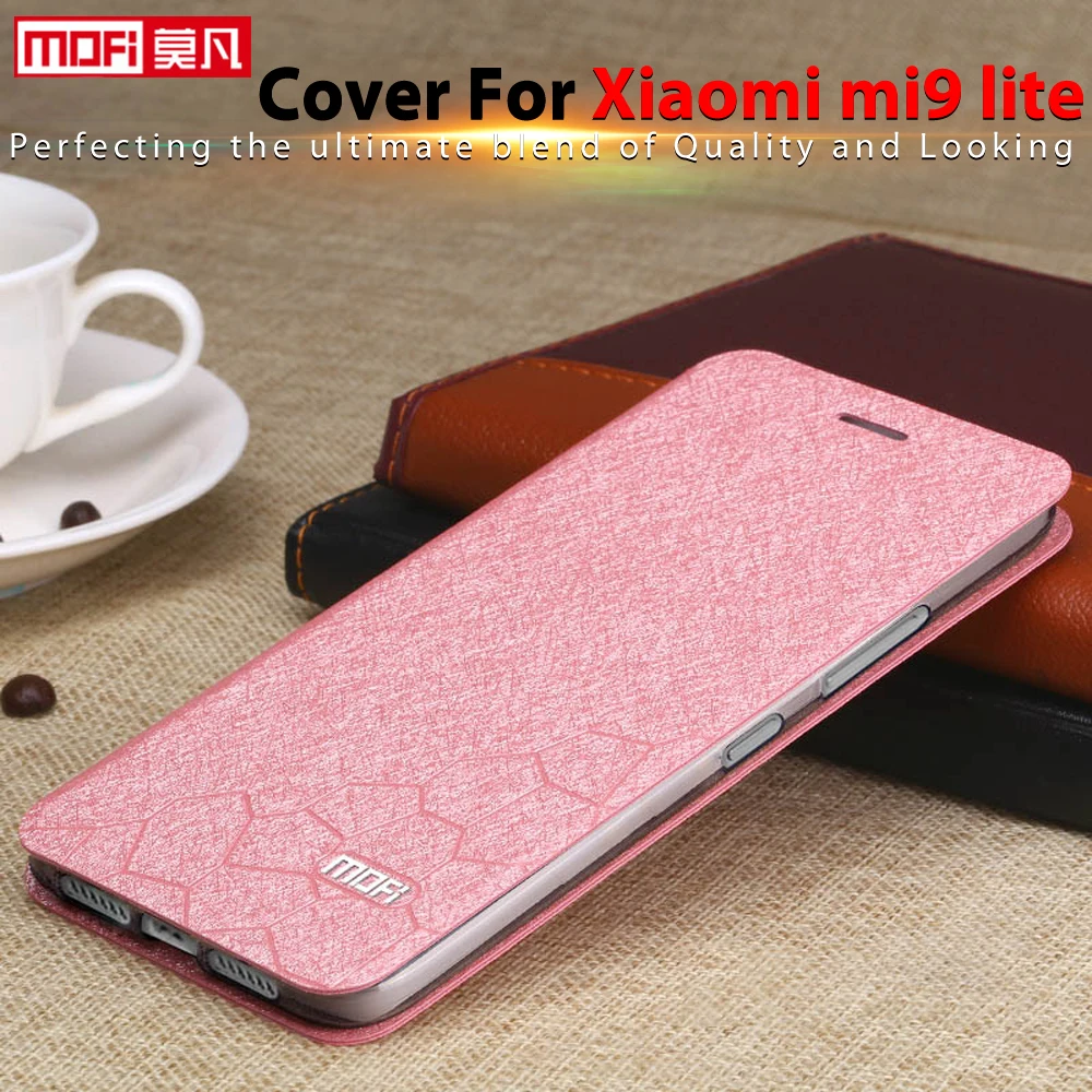 flip case for xiaomi 9lite case xiaomi mi9 lite cover leather back book soft tpu silicon kickstand luxury xiaomi mi9lite house