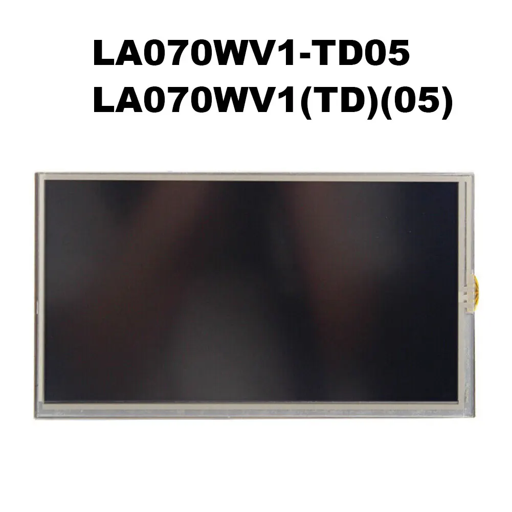 Automotive LCD Screen For Cars 2014 Display Black LCD Display OEM LA070WV1 TD 05 OEM LA070WV1-TD05 Quick Setup