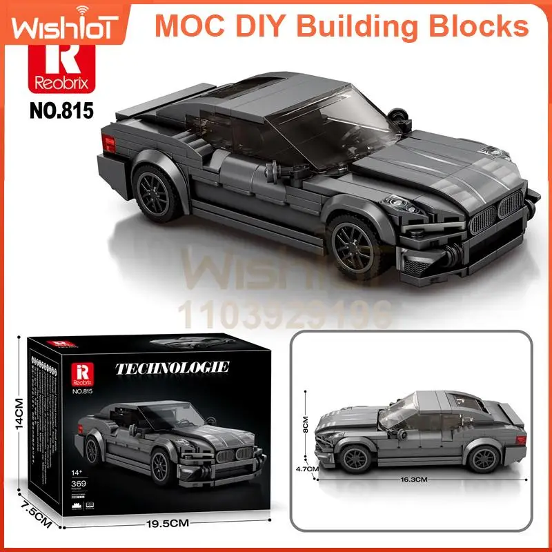 

413pcs 599XX EVO Car Building Blocks 815 MOC Bricks High Tech Ideas Toy Kit Collection DIY Gift Kids Adults