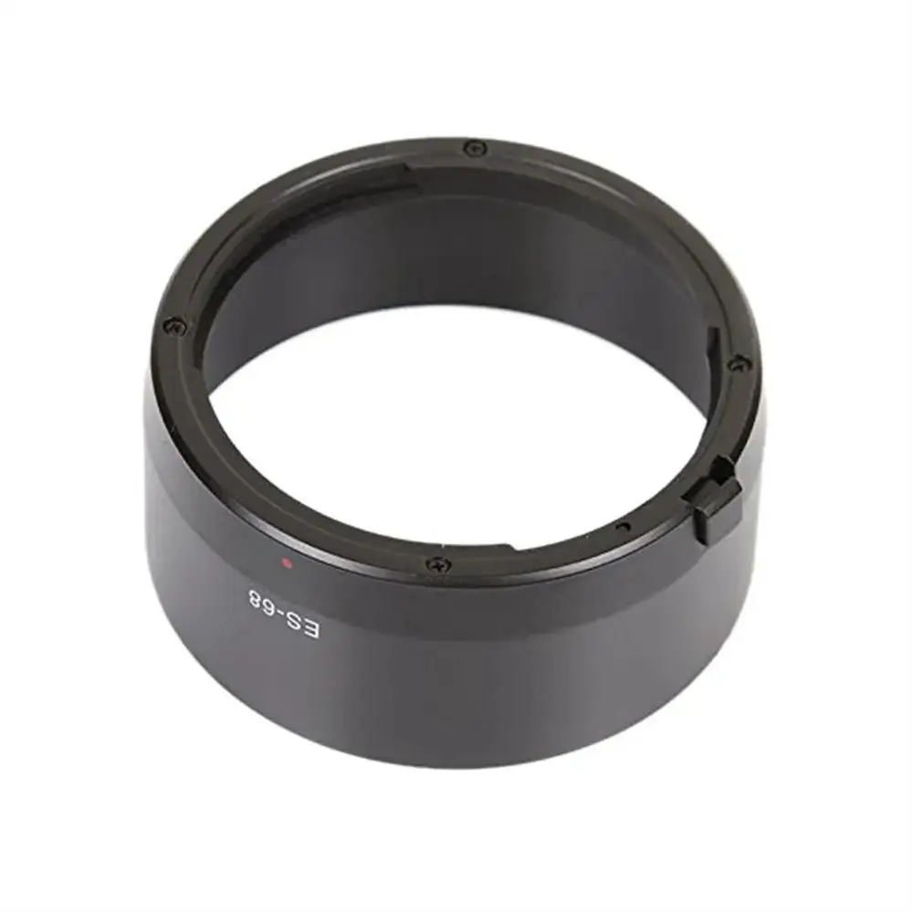 Photogarphy 가역 ES68 렌즈 후드, 총검 마운트 카메라 렌즈 후드 ES-68, 블랙 DSLR 카메라, EF 50mm