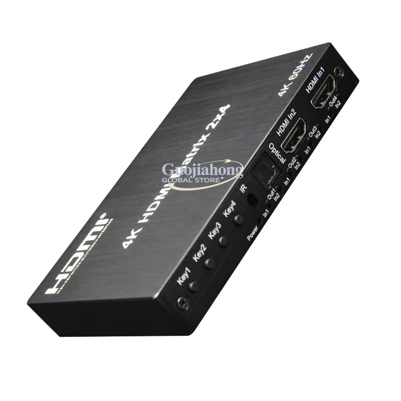 

2.0v high definition matrix 2X2 2X4 Matrix 4k/60Hz with audio separation 3.5mm