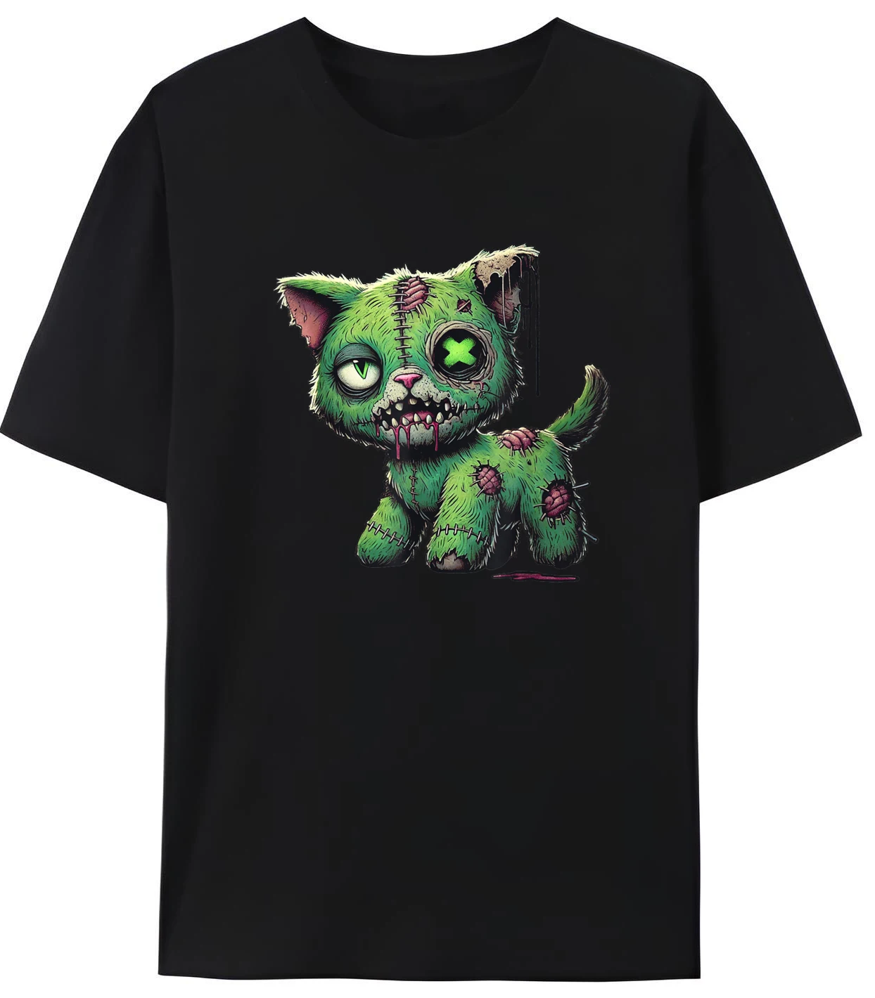 

Dreamaz Designszombie Animals Halloween Luxury T-Shirt For Men Cotton High Quality Fashion Graphic Top