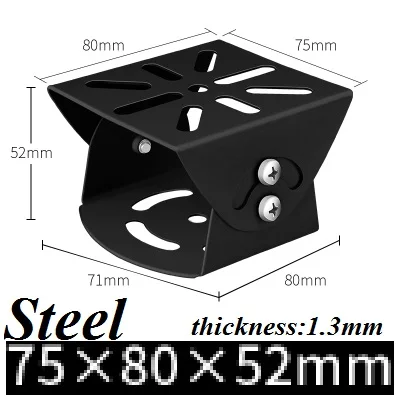 Variant: Steel 75x80x52 black