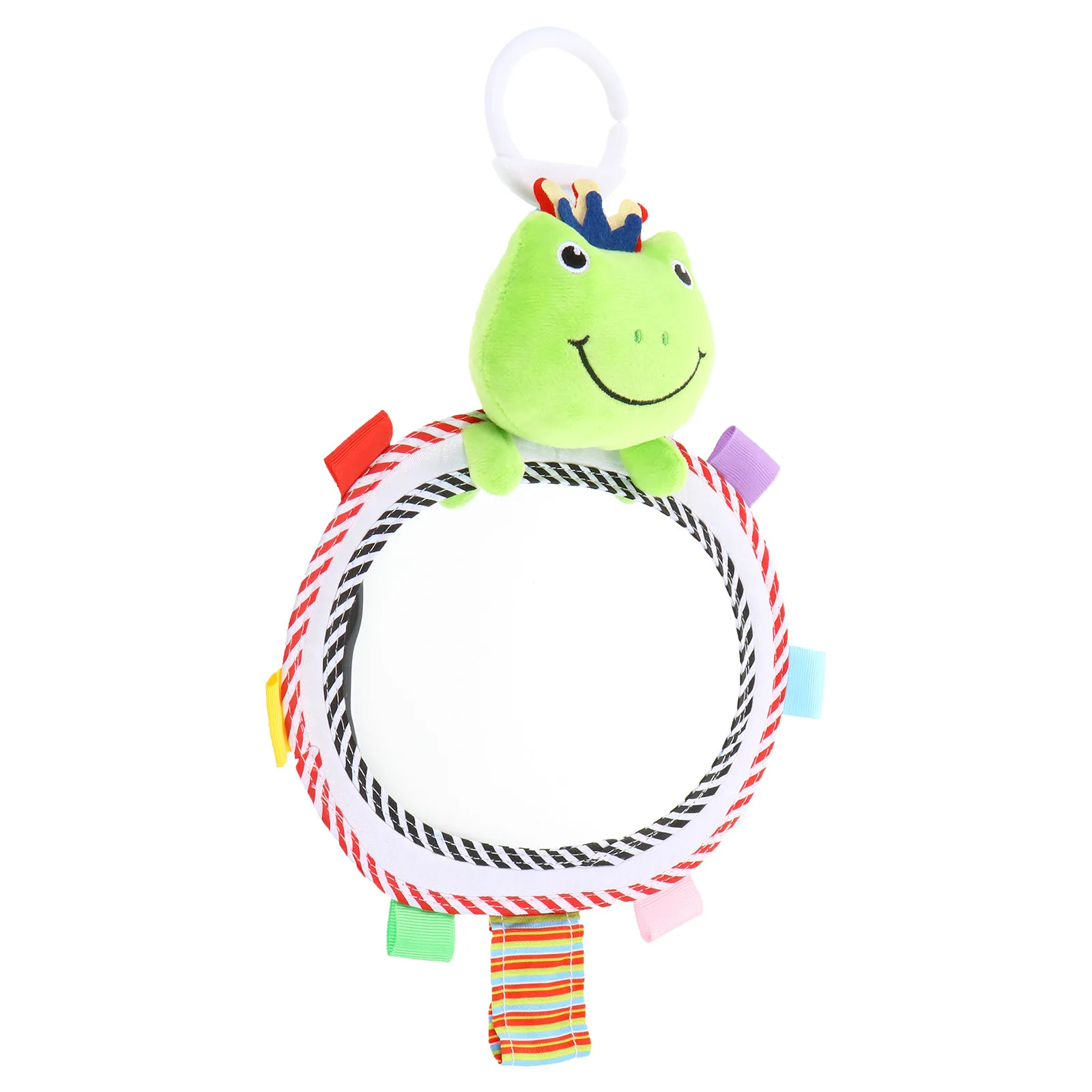 Car Mirror Infant Toy For Newborn Cognitive Colorful Developmental Safety Seat Rear View Backseat Observation