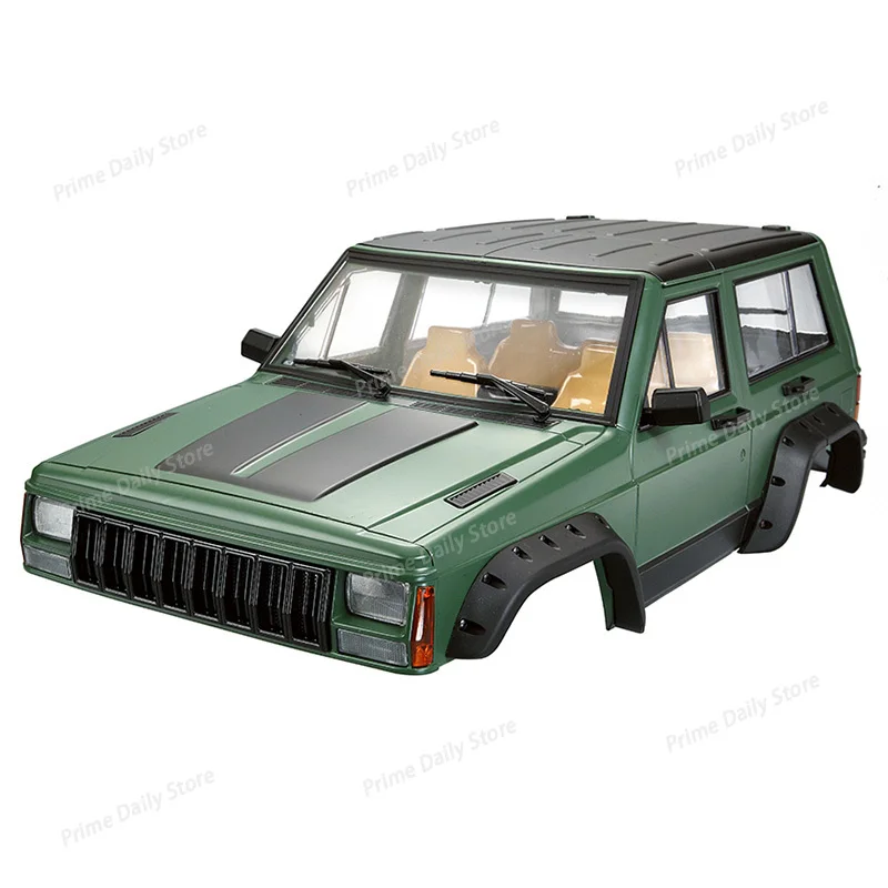 Painted Hard Plastic 313mm Wheelase Body Shell for 1/10 RC Crawler Car Axial SCX10 & SCX10 II 90046 90047,2