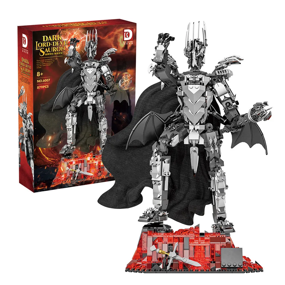 

Dark Lord Sauron Mini Building Blocks MOC Magic World 3D Model DIY Bricks Figure Toy For Kid Christmas Gift