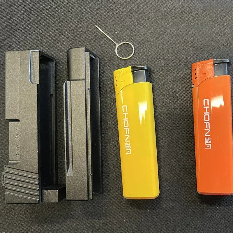 Tactical G19 P226 Inflatable Replaceable Windproof Fire Engine Lighter Case IPSC Outdoor Camping Multifunctional Lighter