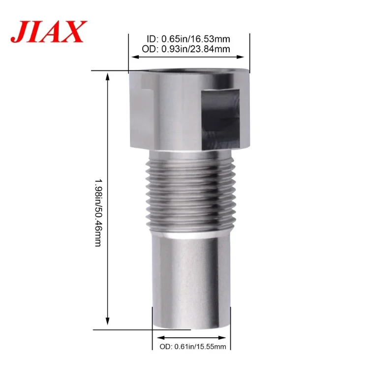 M18x1.5 Oxygen Sensor Shielding Connector 304 Stainless Steel Universal Threaded Adapter