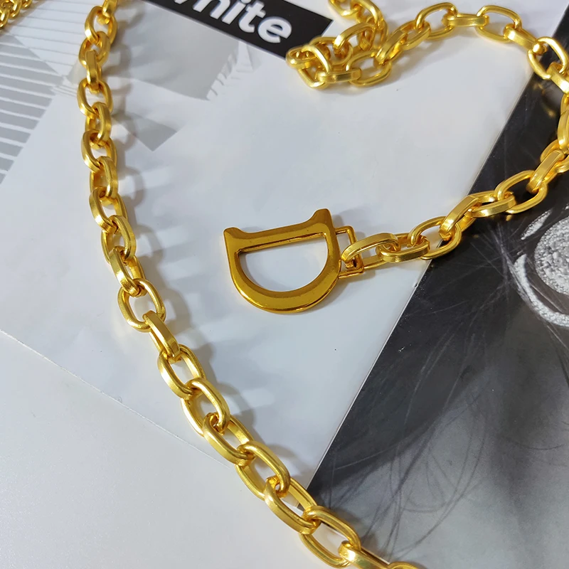 Cinturones de cadena de oro para mujer cinturón de corsé de Metal con borlas de marca de lujo de alta calidad vestido de cintura para mujer fajas