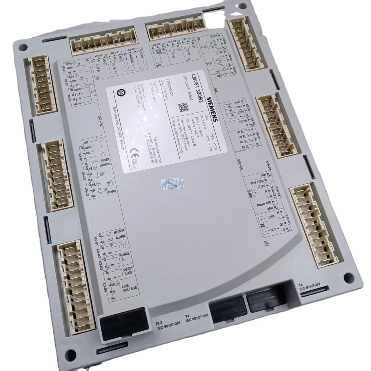 

Электронный контроллер сгорания соотношения воздуха/палива LMV51.300B2 Модель нового сорта для программирования ПЛК