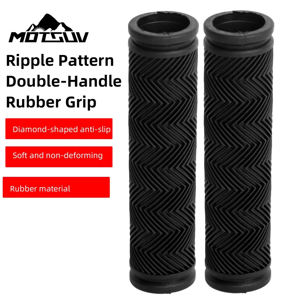 Mountain Handlebar Cover, Bicycle Grip, anti Slip Handlebar Plug, Variable Speed Bicycle, Corrugated Rubber Grip, universal Acce