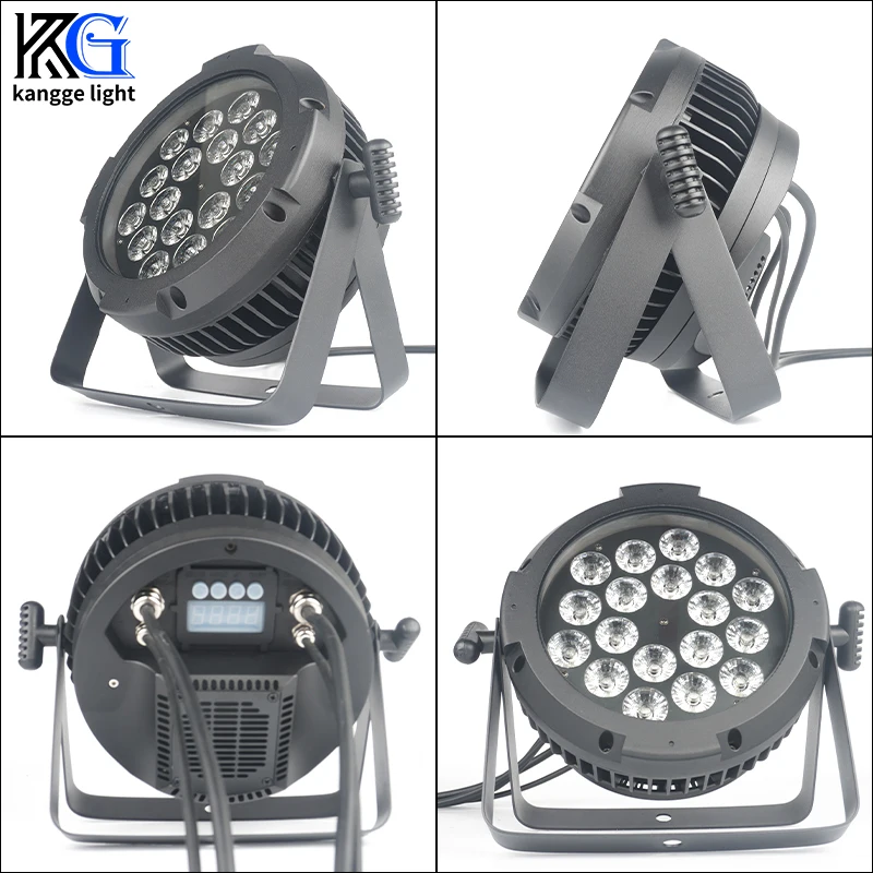Waterproof 18x10W RGBW Par Light LED DMX Controller Par Light Professional Stage Equipment Wash Strobe Effect for Outdoor