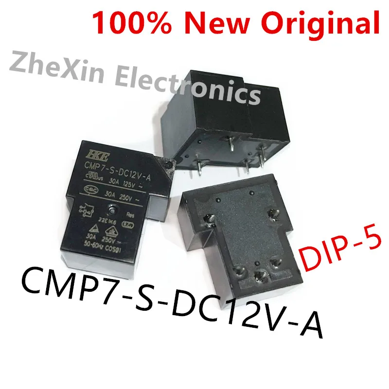 Relé Original, Novo, 5-10Pcs Lot, CMP7-S-DC12V-A, CMP7-S-DC24V-A, CMP7-S-DC5V-A, DIP-5