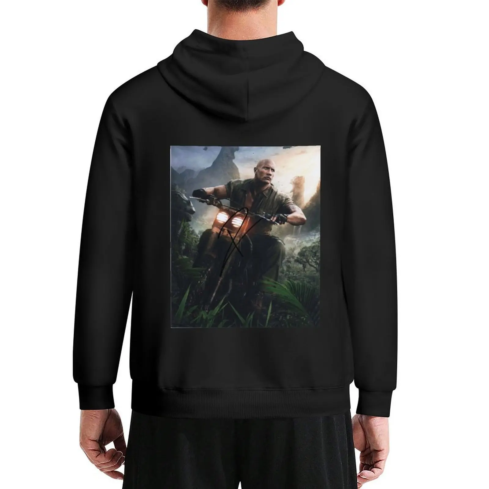dwayne johnson Hoodie men's autumn clothes anime clothing aesthetic clothing men's clothes new in hoodies & sweatshirts