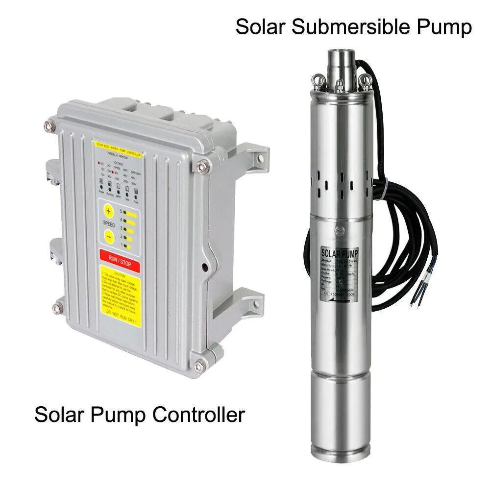 

DC 36V 400W Solar Water Pump Deep Well Solar Submersible Pump MPPT Controller