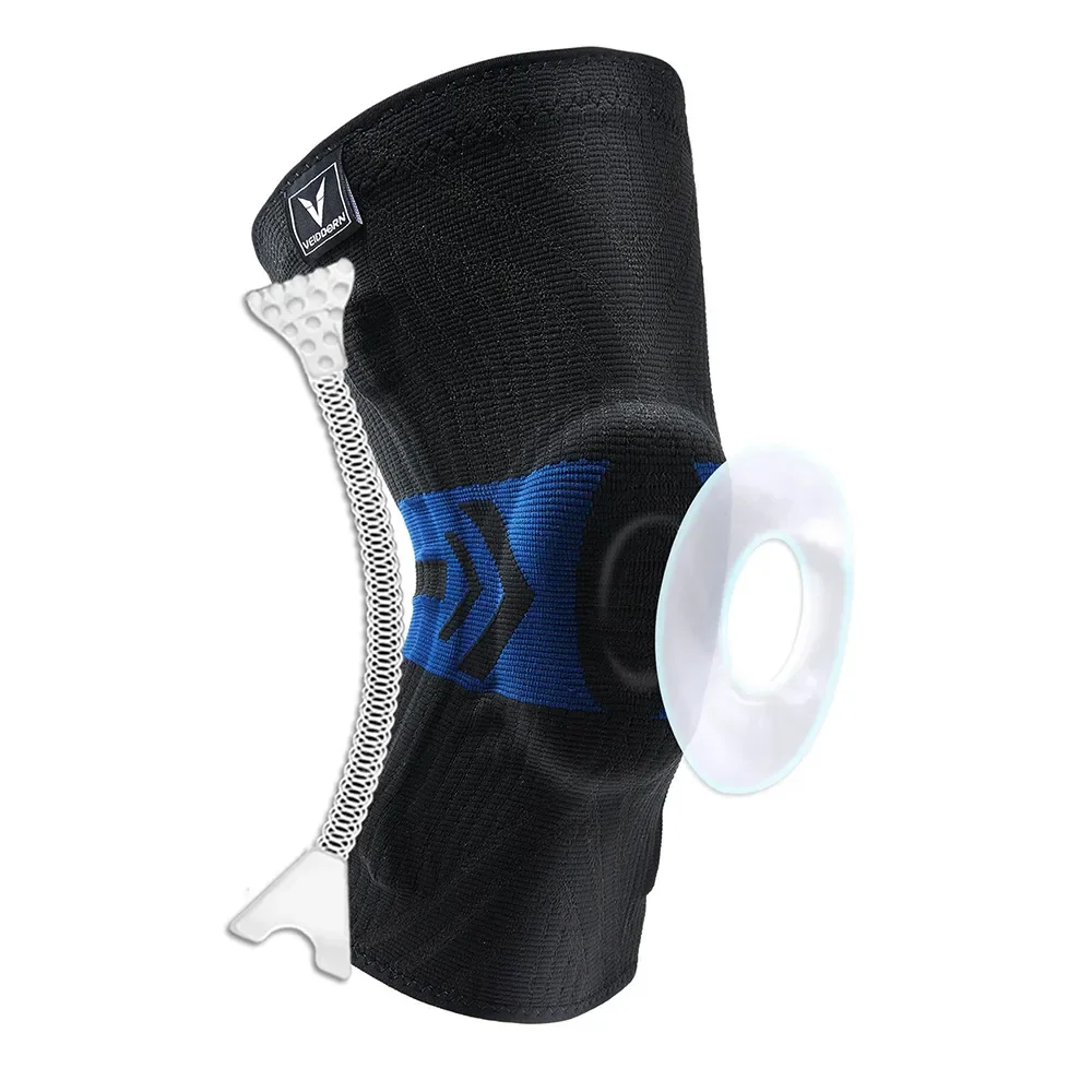 Professional Sports Knee Pads with TPE Pad Springs Non Slip Elastic Knee Support for Men Nylon Compression Knee Brace