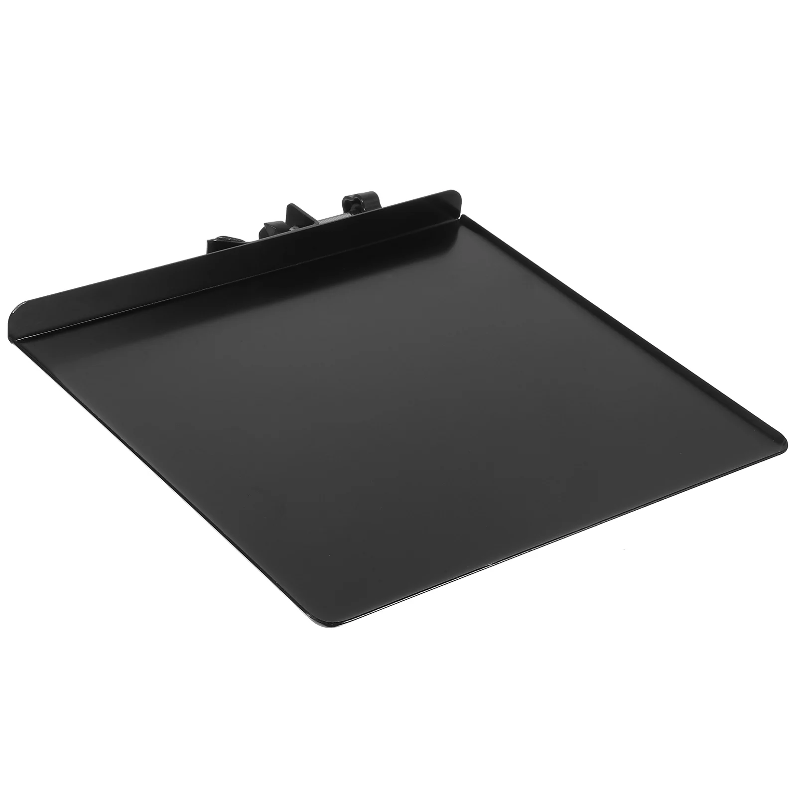 

Black Metal Card Tray for Mic Stand Live Broadcast Shelf Clip Broadcast Shelf Home Recording Studio