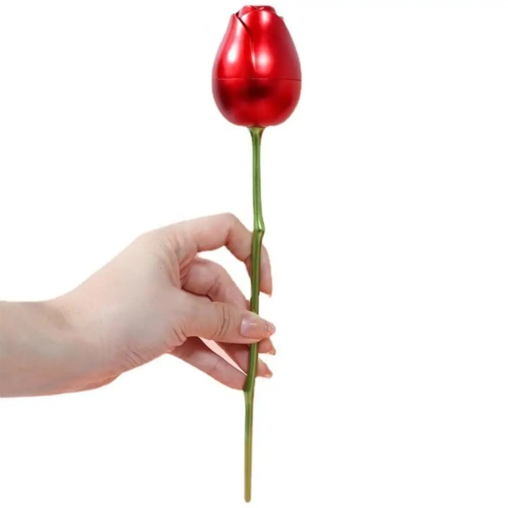 

Creative Flower Shaped Rose Gift Ring Box Proposal Surprise Portable Jewelry Storage Box Jewelry Display Case For Girl Wedding