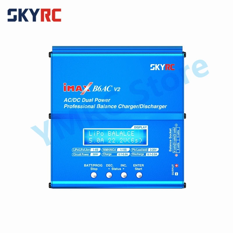 SKYRC iMAX B6AC V2 6A AC/DC Dual Power Professional LiPo Battery Balance Charger Discharger For RC Drones