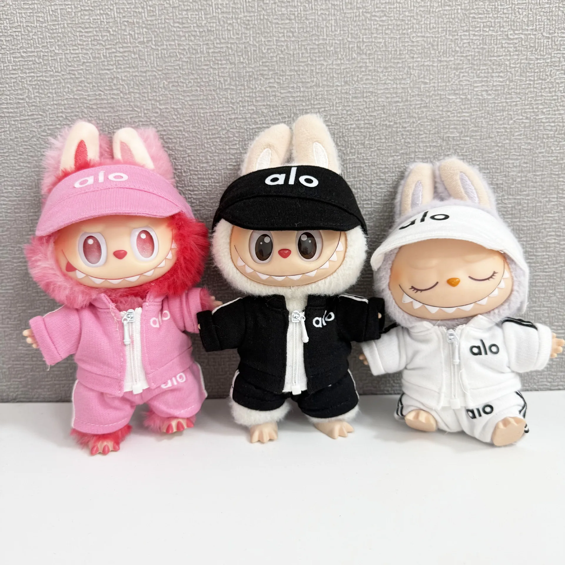 

For 15-17cm Labubu Doll Clothing Three Colors Baseball Jerseys Sportswear Sets Fashion Labubu 3.0 DIY Toys Clothes Accessories