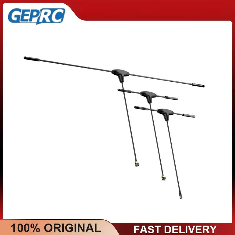 GEPRC 915M/2.4G Dual-Band T Antenna IPEX1 2dBi 5.3g for ELRS Receiver Long Range FPV Drone Freestyle