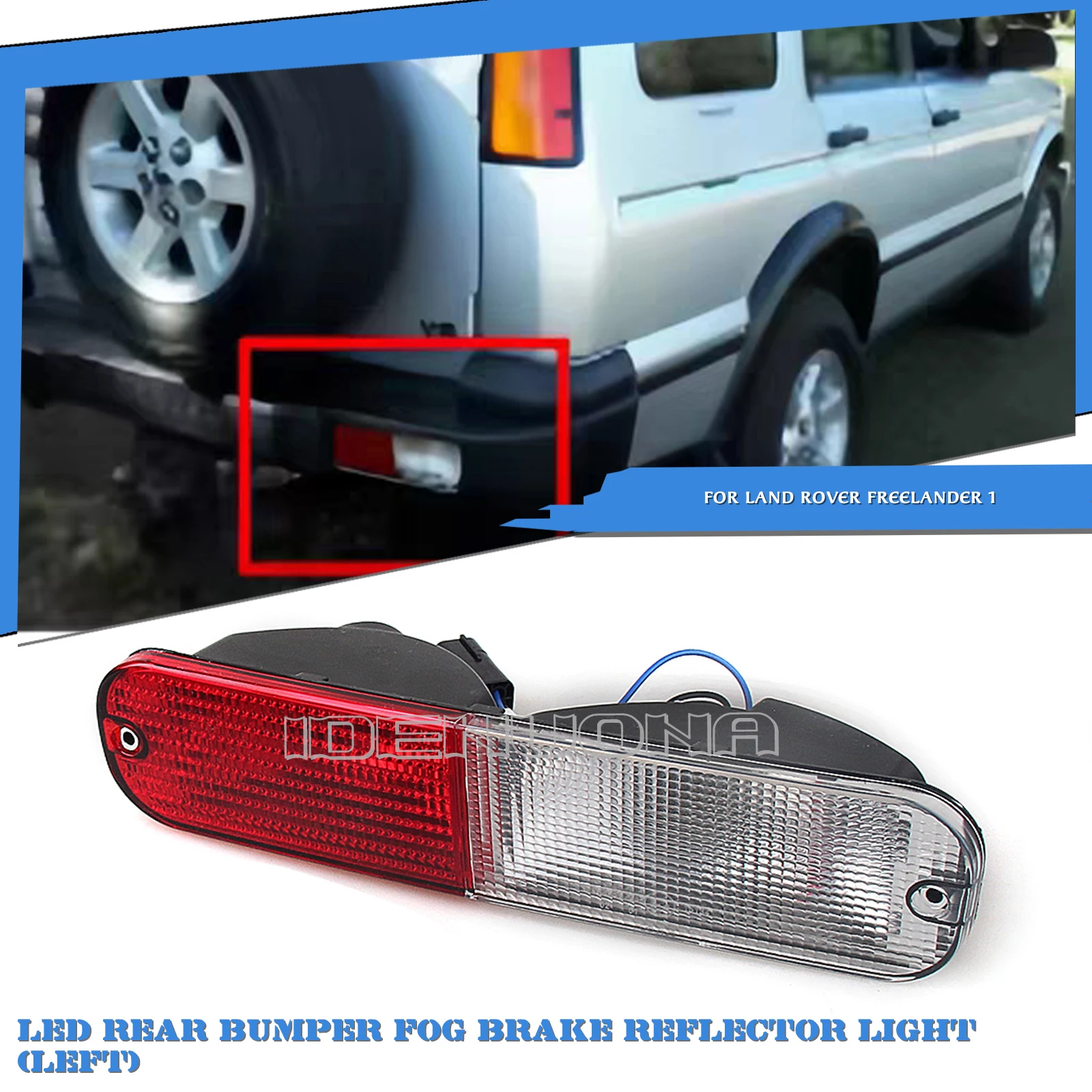 Car Tail Turn Signal Rear Brake Lamp Reflector Fog Light Reverse Indicator For Land Rover Freelander 1 2002-2003