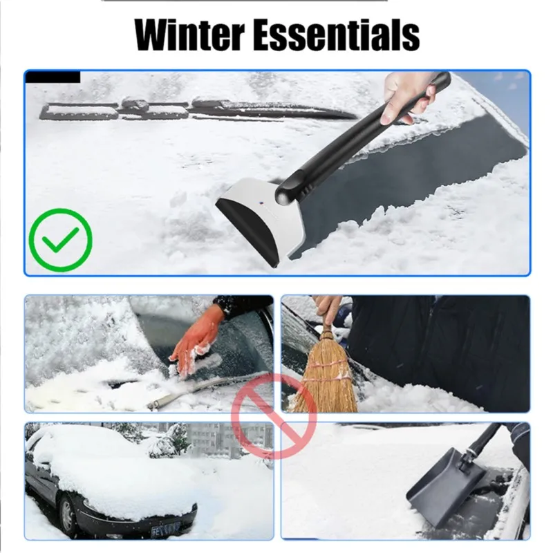 Car Ice Scraper Snow Removal Shovel Winter Windshield Defrost Shovel Accessories For BMW M Performance M3 M5 M6 F01 X1 X2 X3 X4