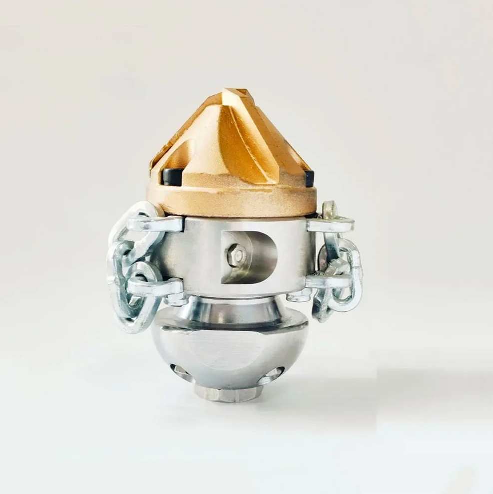 

Насадка для очистки трубопроводов высокого давления с алмазным напылением, веревочная и цепная подвеска, вращающаяся насадка для канализации