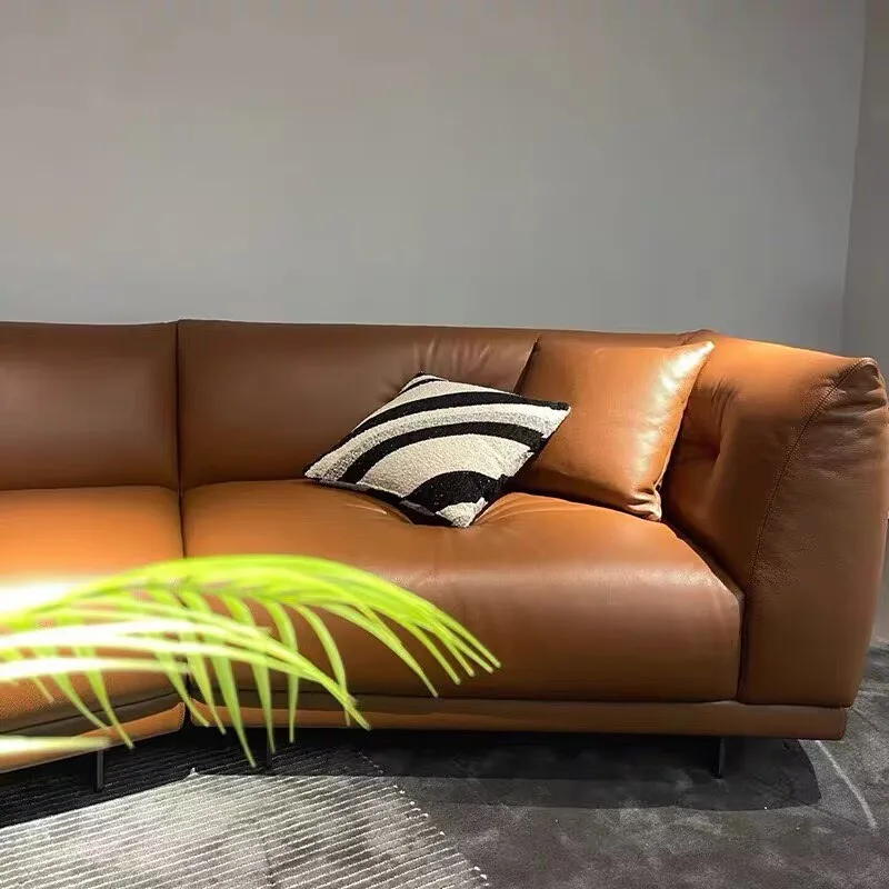 Sofa, special-shaped combination sofa, large living room model room sofa