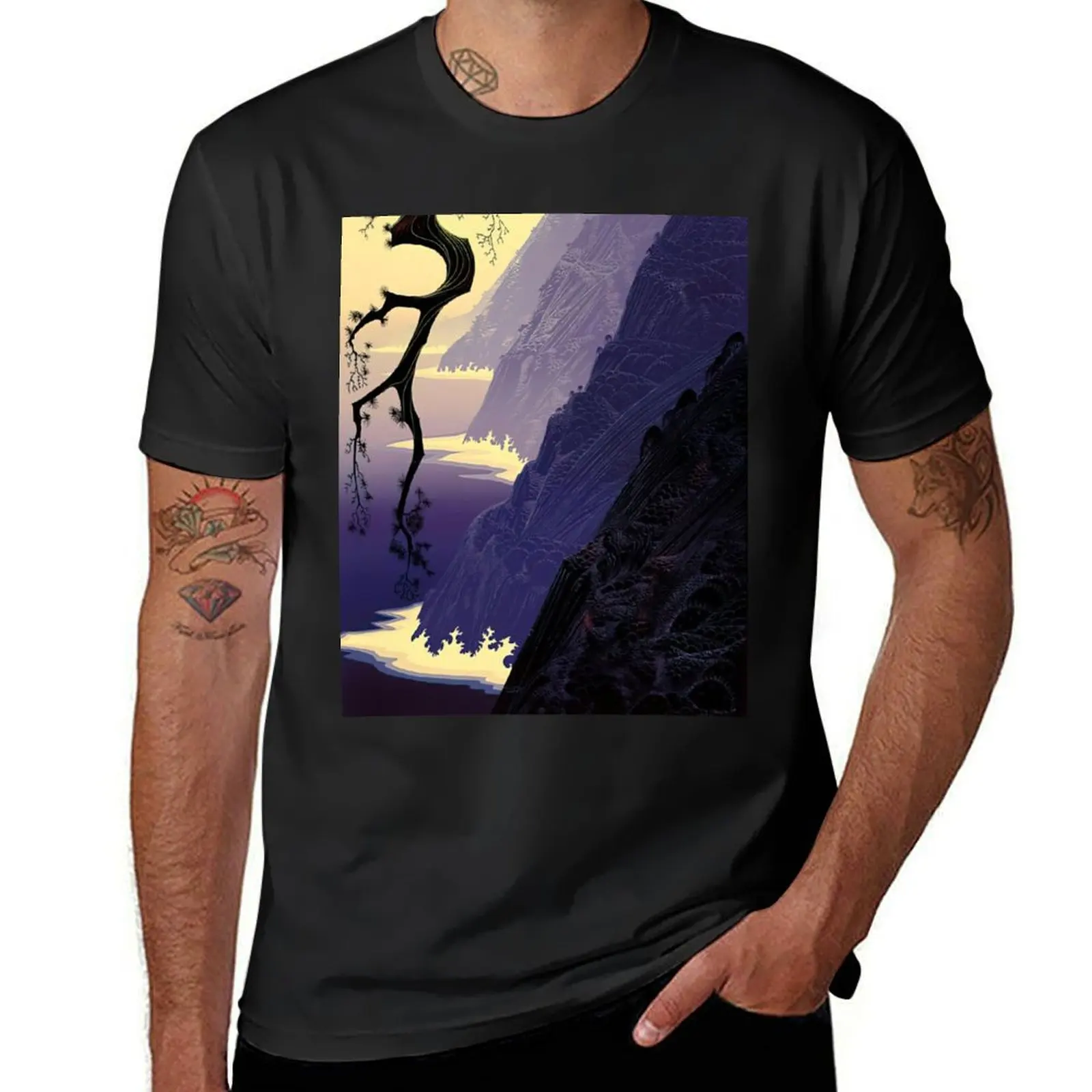 Eyvind Earle T-Shirt summer clothes sublime mens t shirt