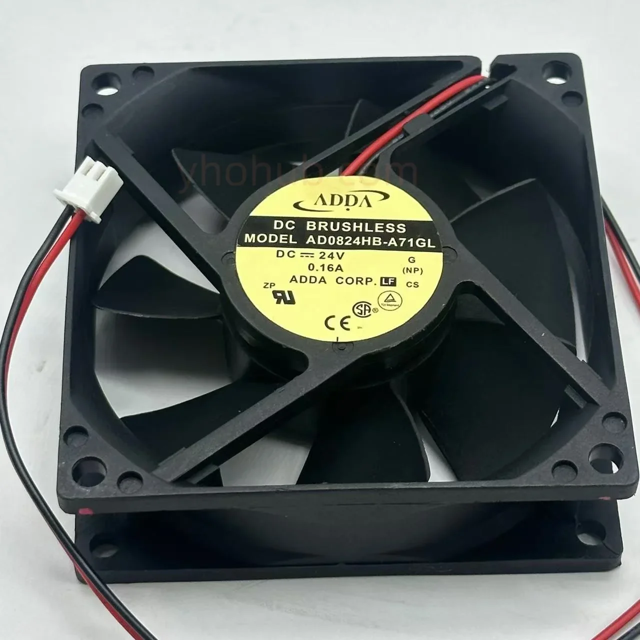 

ADDA AD0824HB-A71GL DC 24V 0.16A 80x80x25mm 2-Wire Server Cooling Fan