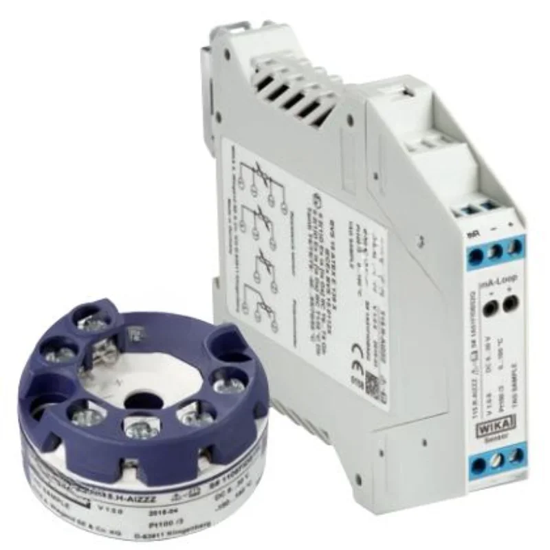 Transmissor de temperatura T15.H/T15.R digital, sensor de resistência WIKA, original