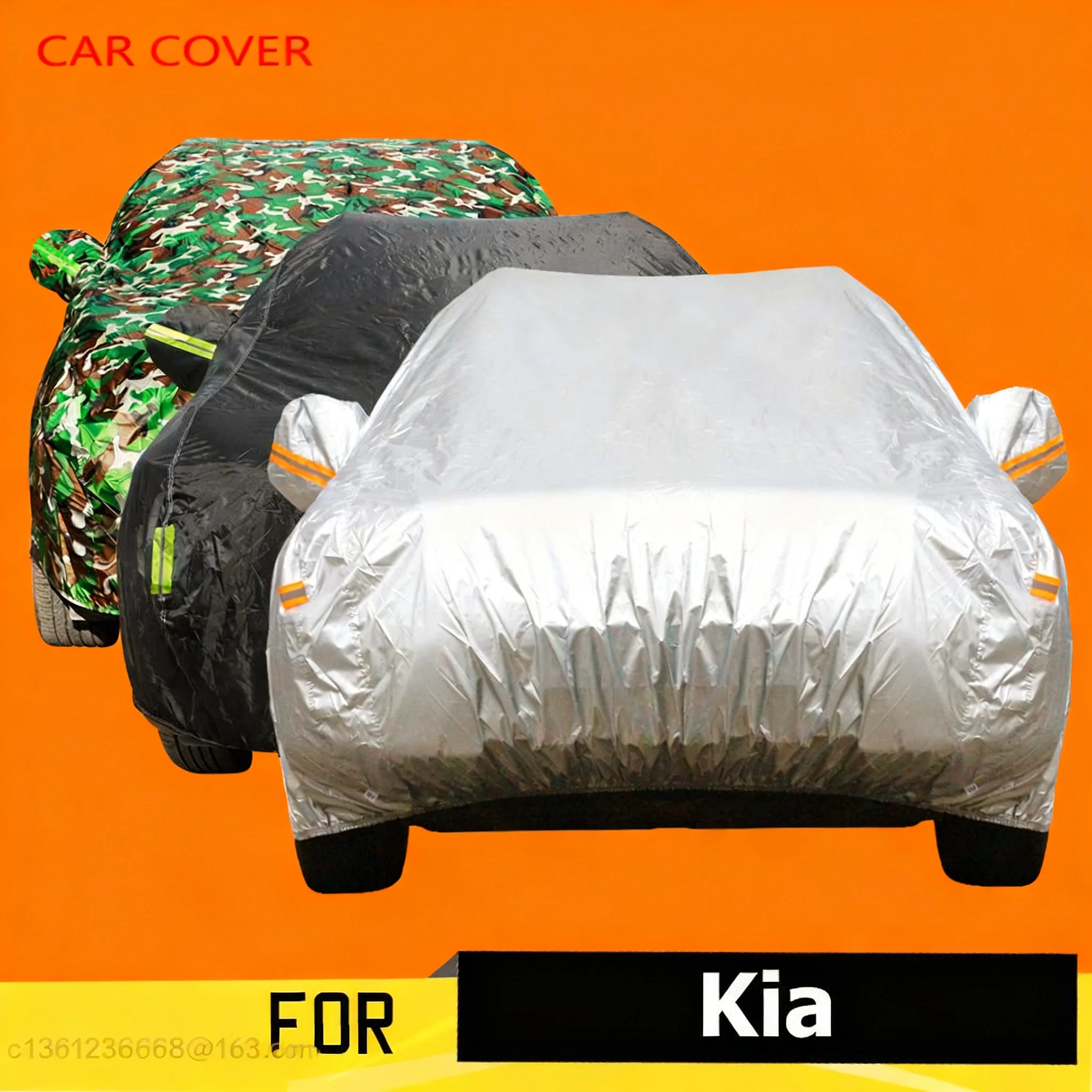 

For Kia Venga VQ-R Borrego Koup Carens Cadenza Opirus Shuma Sorento VQ Car Cover Sun Rain Snow Protector Anti UV Cover