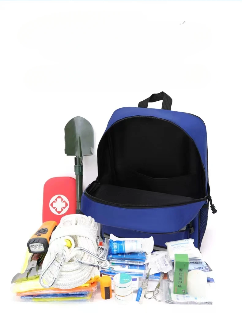 First Aid Backpack Only Empty Survival Kit EMT for Nurse Medical Trauma Bag Medication Safety Bags with Reflective Strips