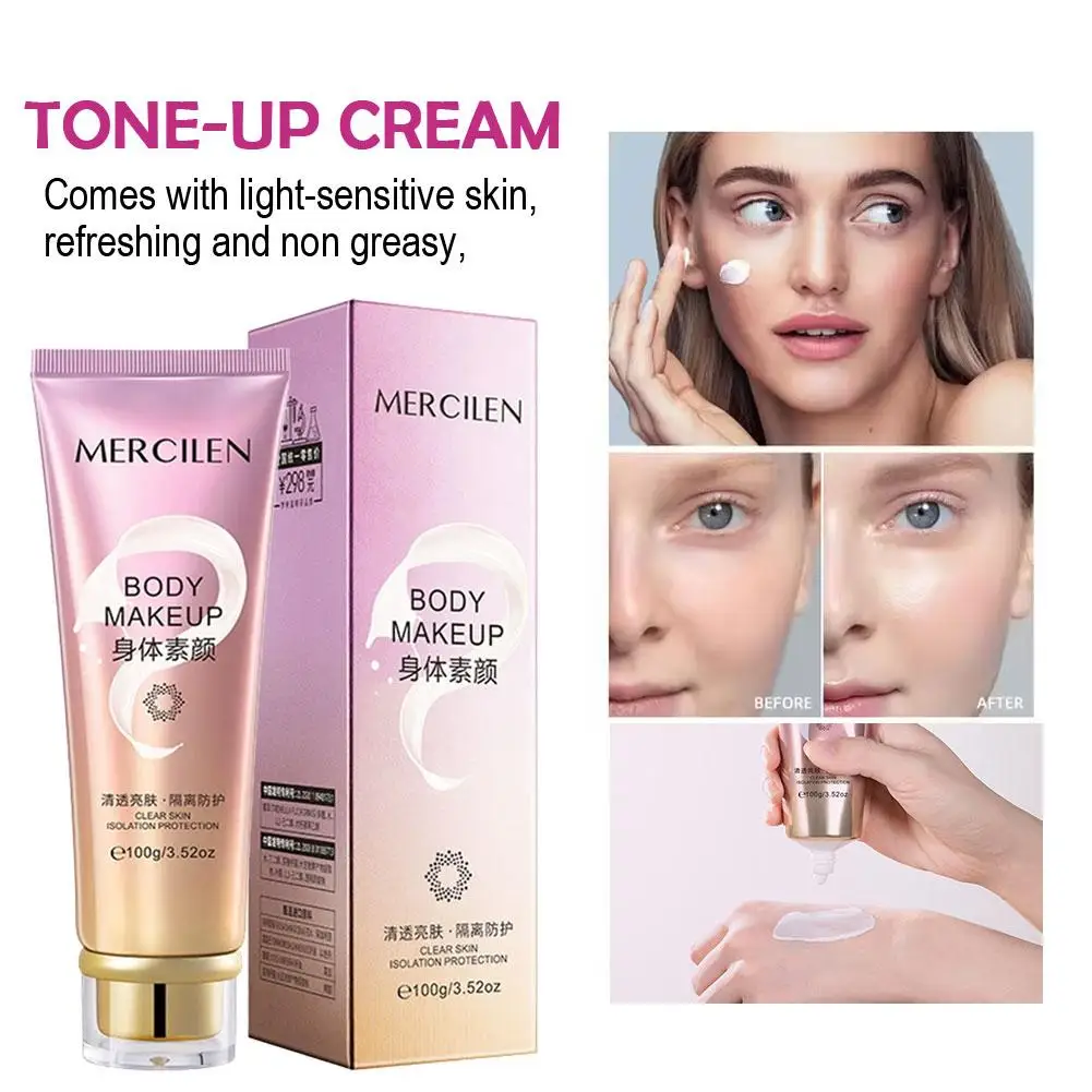 トーンアップクリーム モイスチャライジングリキッドファンデーション BBクリーム ラスティングベース コンシーラー 軽量 ベタつかない ブライトニングボディローション 1