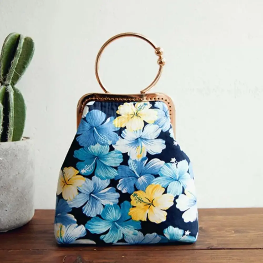 محفظة المشبك الإطار حقيبة قبلة المشبك قفل إطار المحفظة المعدنية DIY بها بنفسك الحرفية محفظة حقيبة صنع 22 سنتيمتر