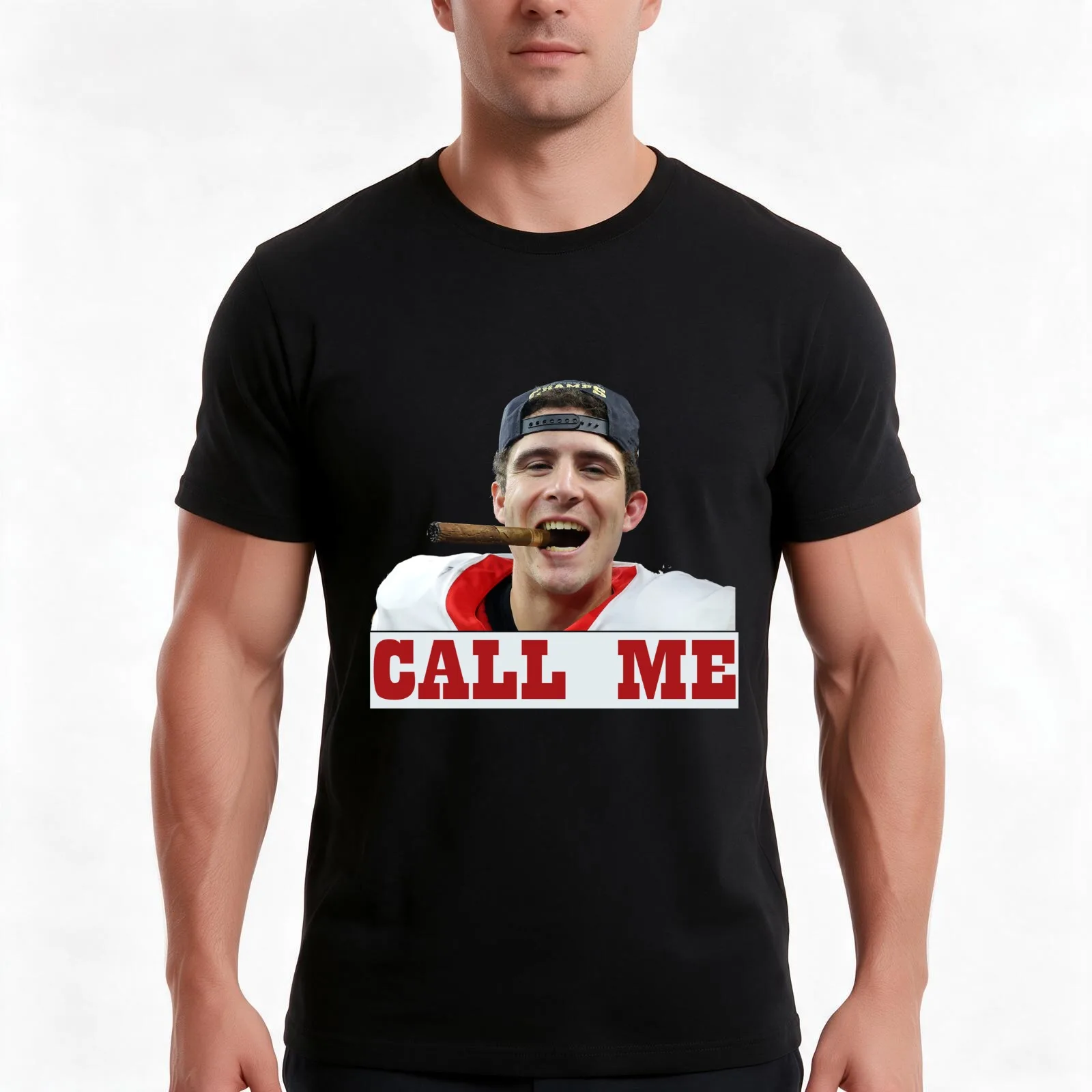 stetson bennett call me T-Shirt Summer Casual Cotton Tee Oversized Streetwear Tops Vintage Graphic Print Unisex Men Women