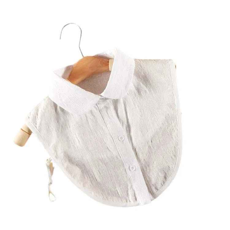 Picture 6: Classic Women Cotton Lace Fake Collar Vintage Detachable Clothes Accessories Lapel Blouse Top Shirt Collar False Collar