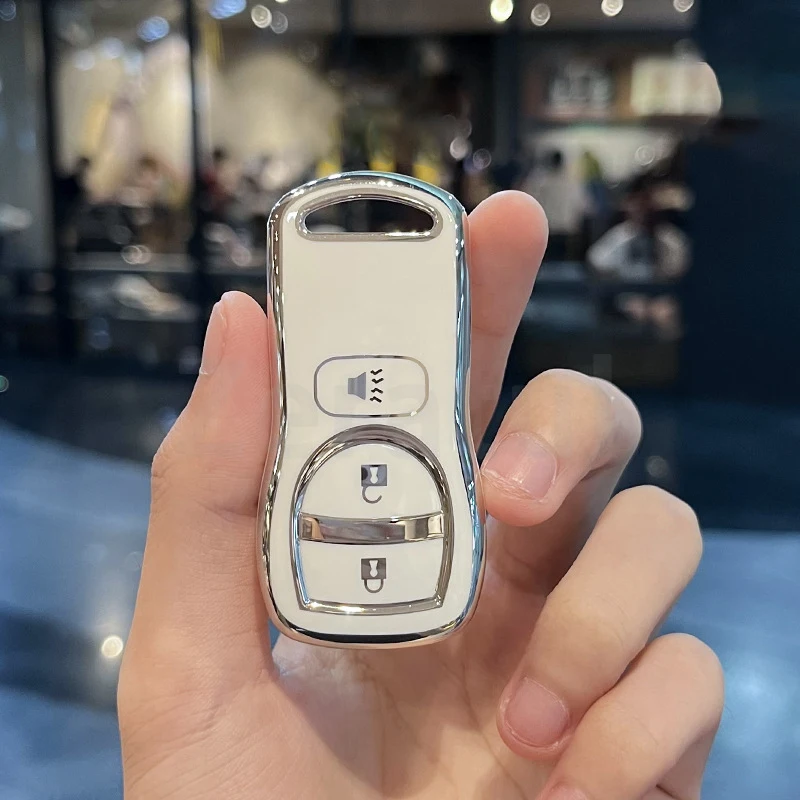 جراب غطاء مفتاح سيارة من البولي يورثين الحراري ، نيسان تيدا ، سينترا إكس ترايل ، T30 ، ألتيما ، فرونتير ، أرمادا ، ماكسيما ، إنفينيتي QX56 ، JA60 ، FX35 ، إكسسوارات #5