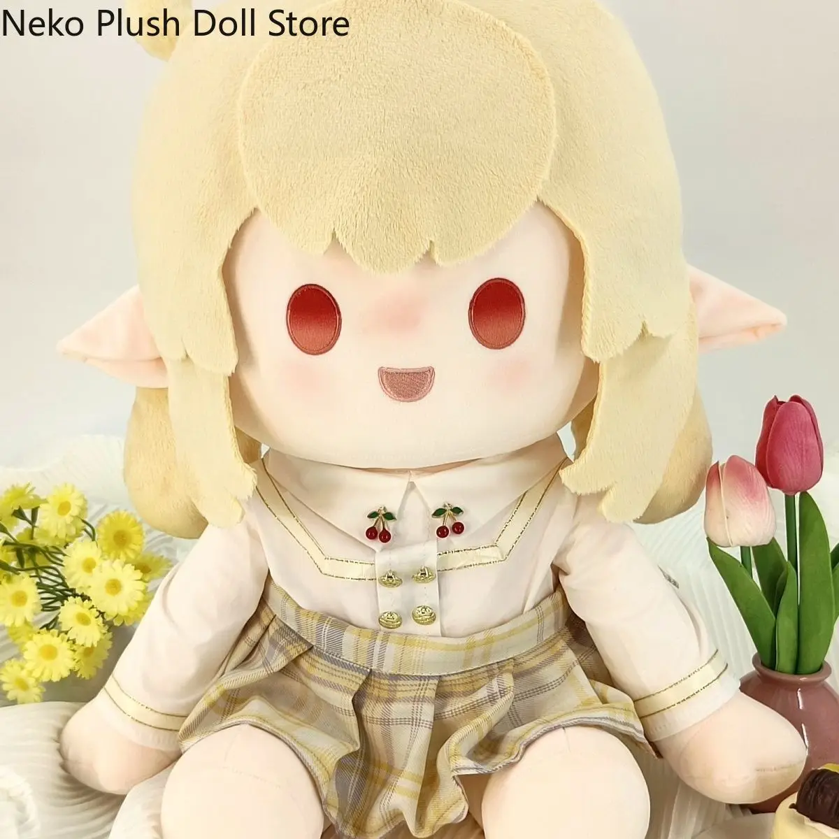 

Genshin Impact Klee Game Аниме Косплэй плюшевый хлопок милая сменная одежда для тела кукла нарядные игрушки подушка 40 см