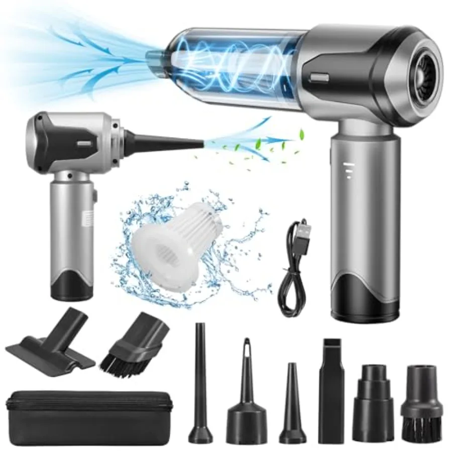 Handheld Vacuum Cleaner 22000Pa Powerful Car Vacuum Cleaner Cordless Lightweight Mini Car Hoover Rechargeable Portable Air Dust