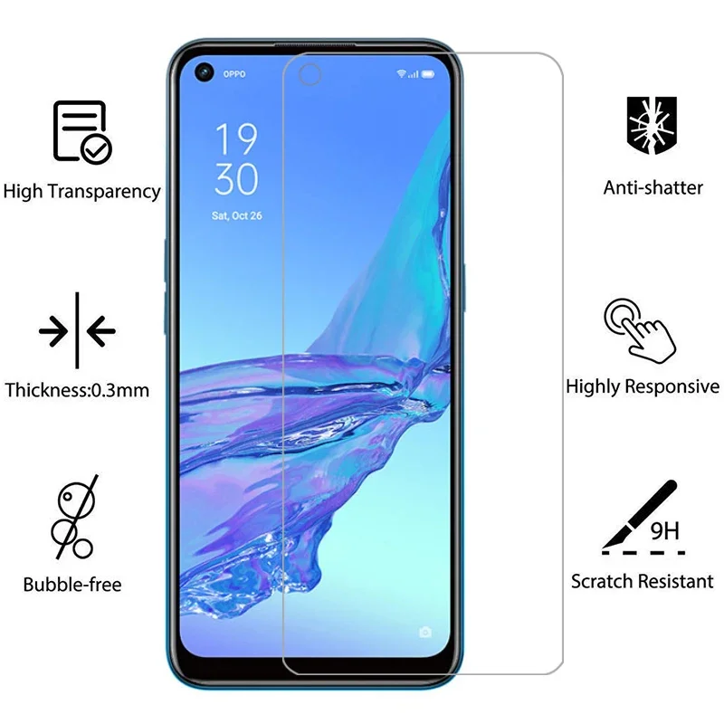 protective tempered glass for oppo a33 a53s a53 a73 a93 5g screen protector on a 33 53 s 53s 73 93 33a 53a 73a 93a safety film