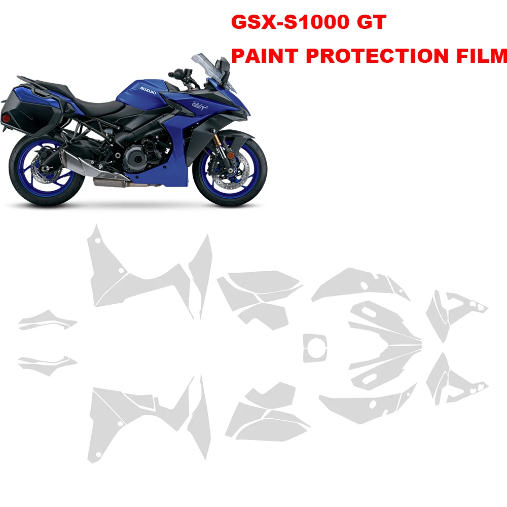 

GSX-S1000GT Paint Protective Film Transparent For SUZUKI GSX S1000 GT 2022-2025 Motorcycle TPU Invisible Protective Film