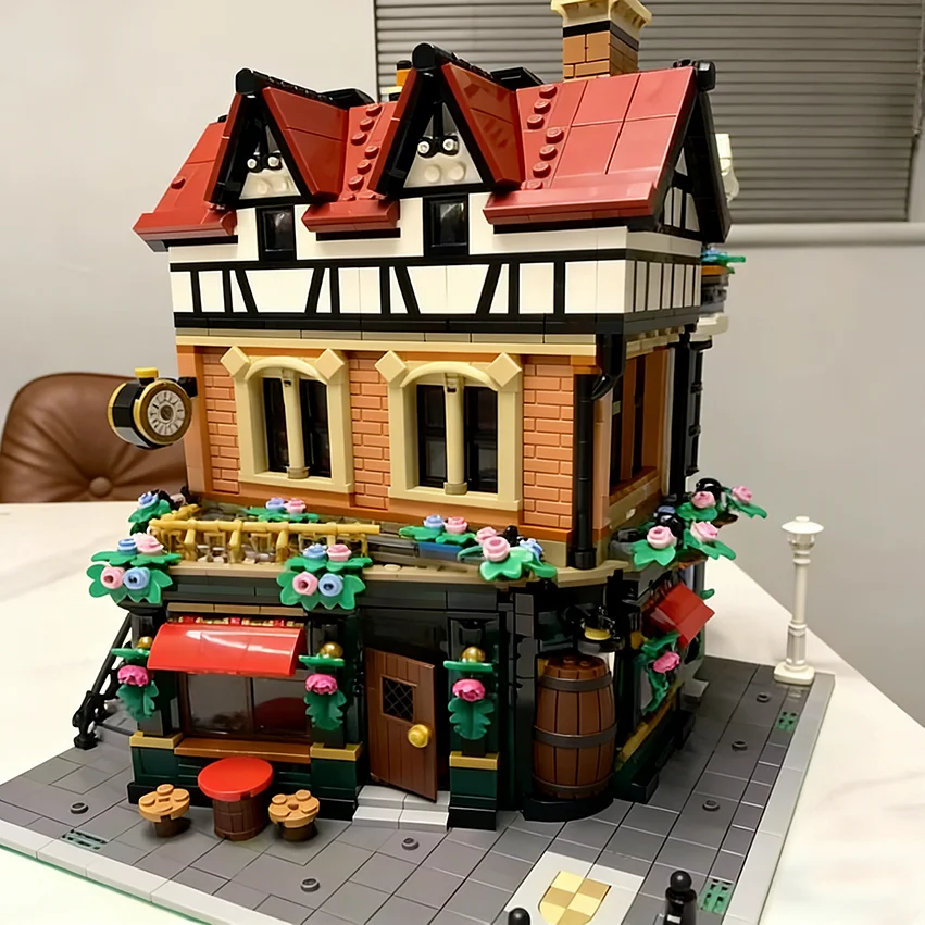 

905pcs MOC British Street view street building house modular building block model toy boy birthday gift gift