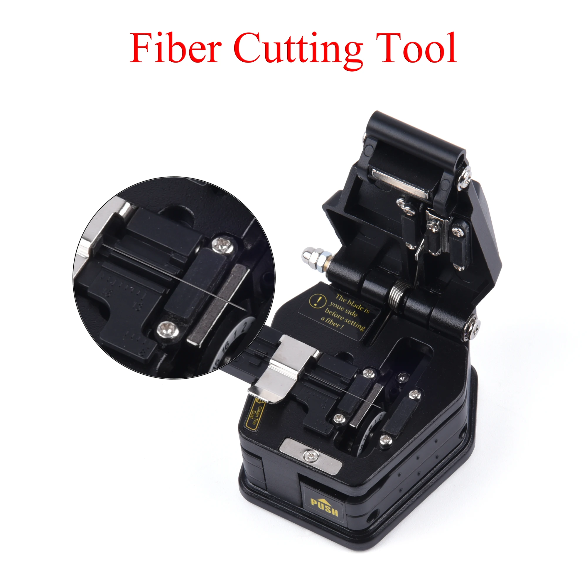 

Fiber Optic Cutting Knife FTTT Fiber Cutter Tools High Precision Cable Pigtail Cleavers 16 Surface Blade Kit